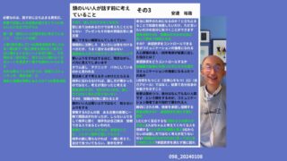 098_頭のいい人が話す前に考えていること 　その３ 